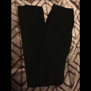 Patterned Black Leggings | Large